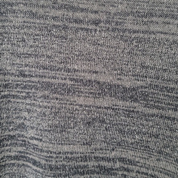 Pink. Rose Dress Shirt Button Back Grey With Silver Threads Size Large - Picture 2 of 8